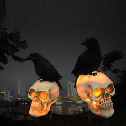 Ventayo – Animated Solar Skull Garden Stake