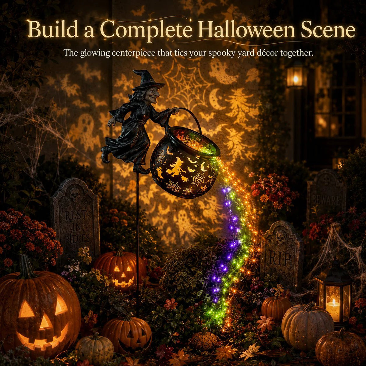 Ventayo – Halloween-heksentuinlamp