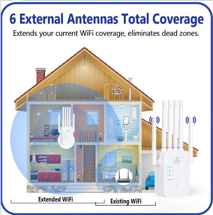 Hudson & Jurgen – Outdoor WiFi Booster | Long-Range WiFi Extender with Weather-Resistant Design | Enhanced Signal for Seamless Streaming
