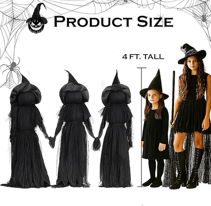 Ventayo – Lighted Halloween Witch Garden Stakes