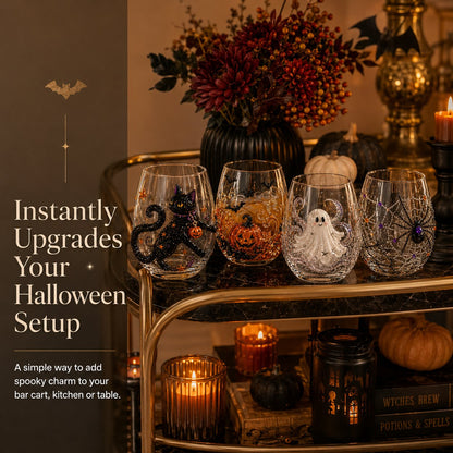 Ventayo – Håndlavet Halloween-drikkeglas