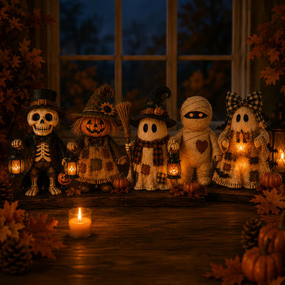 Ventayo – Rustikales Halloween-Dekorationsset für Regale