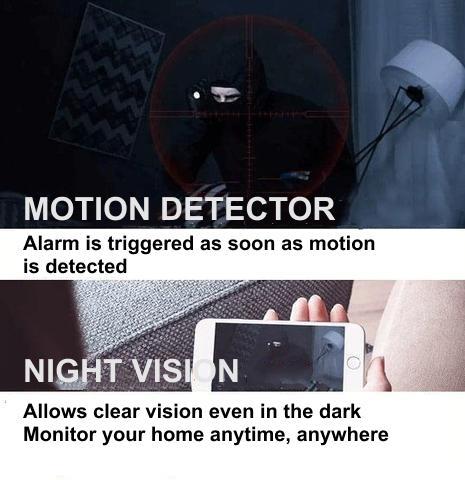 Full HD Wireless IP Camera - viewing angle of 150 °
