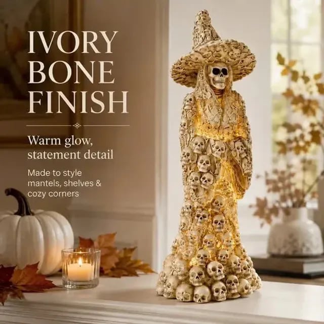Ventayo – Spooky Skeleton Witch Ornament