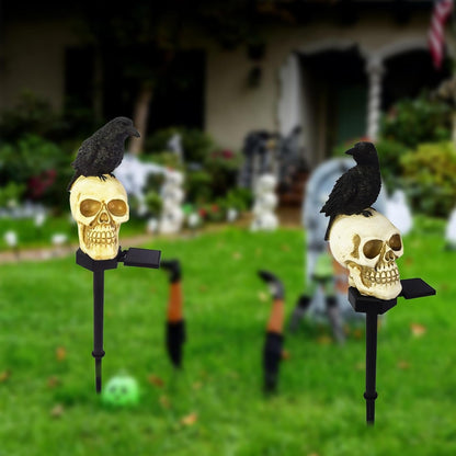 Ventayo – Animated Solar Skull Garden Stake