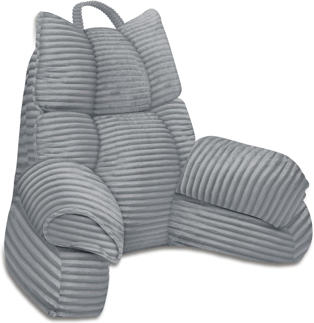 Hudson & Jurgen – Lounge Comfort | Bed Pillow with Arm Support & Memory Foam | Ideal for Reading and Gaming