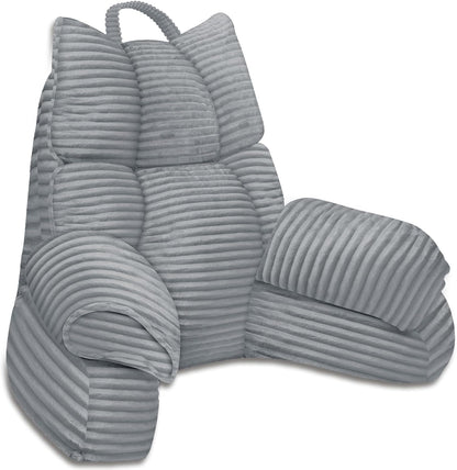 Hudson & Jurgen – Lounge Comfort | Bed Pillow with Arm Support & Memory Foam | Ideal for Reading and Gaming