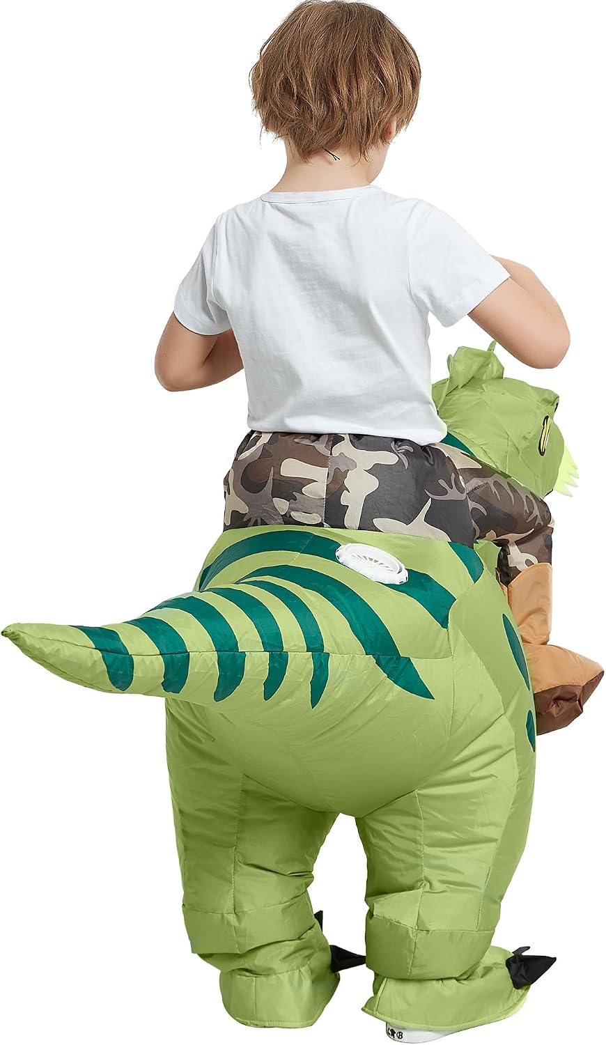 Ventayo – Oppusteligt T-Rex-kostume til børn med nem oppustning | Sjovt Halloween-eventyr