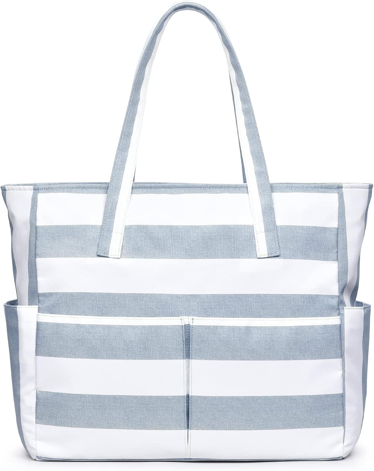 Hudson & Jurgen – Large Waterproof Beach Tote Bag with Zipper | Sandproof Design for Travel & Vacation Essentials