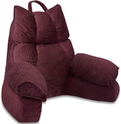 Hudson & Jurgen – Lounge Comfort | Bed Pillow with Arm Support & Memory Foam | Ideal for Reading and Gaming