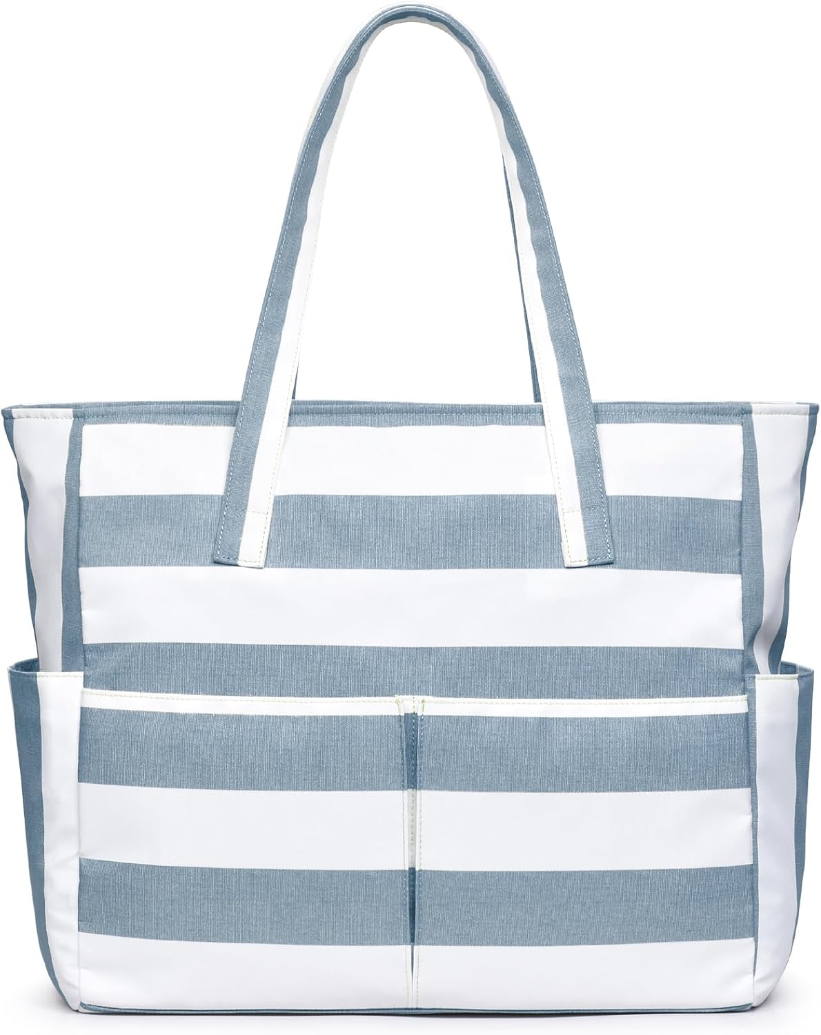 Hudson & Jurgen – Large Waterproof Beach Tote Bag with Zipper | Sandproof Design for Travel & Vacation Essentials