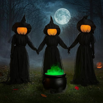 Ventayo – Lighted Halloween Witch Garden Stakes