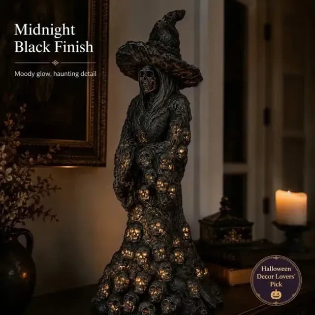 Ventayo – Spooky Skeleton Witch Ornament