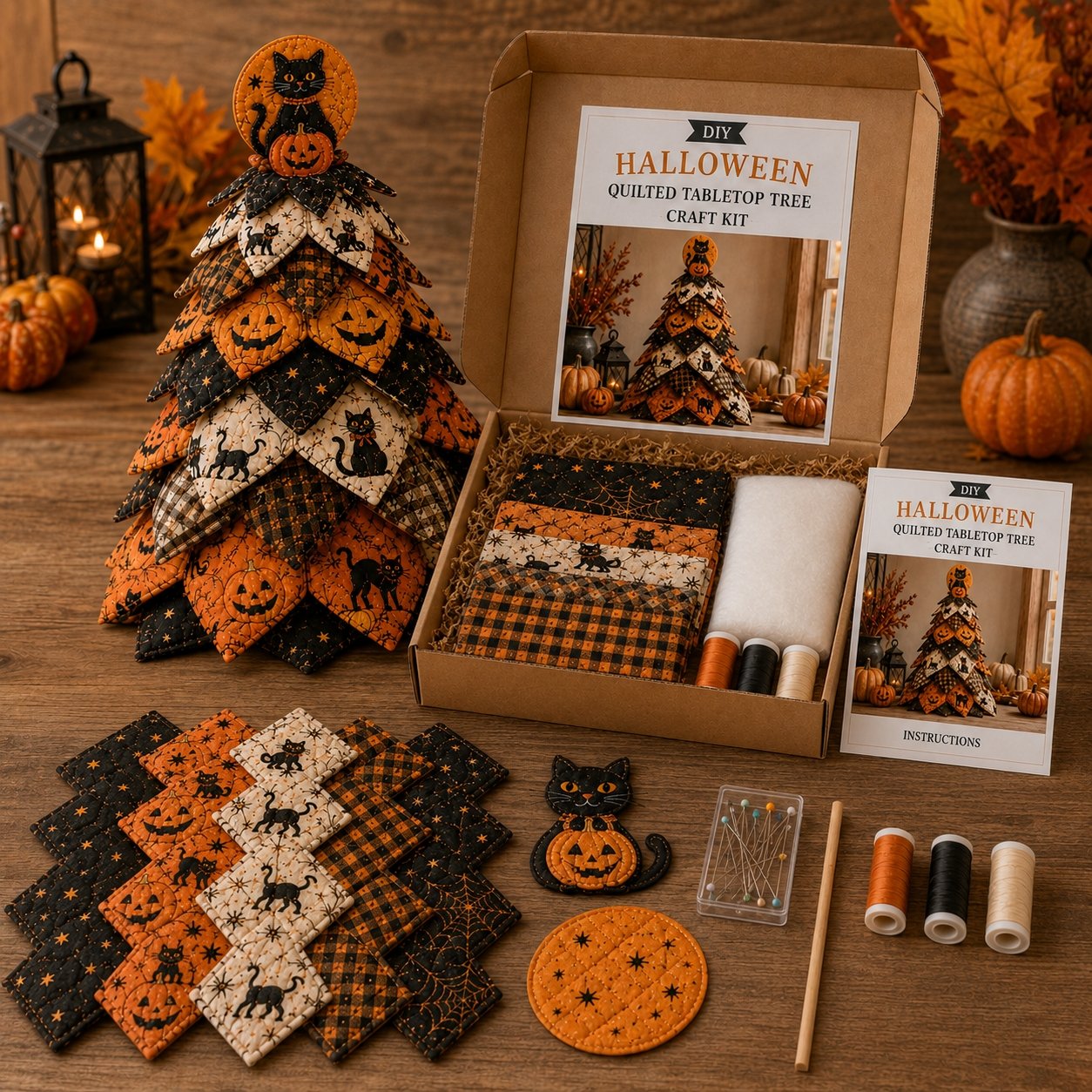 Ventayo – Handmade Halloween Tree Craft Kit