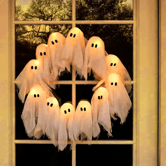 Ventayo – Unheimlicher beleuchteter Halloween-Kranz