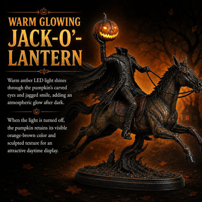 Ventayo – Halloween-Statue des kopflosen Reiters