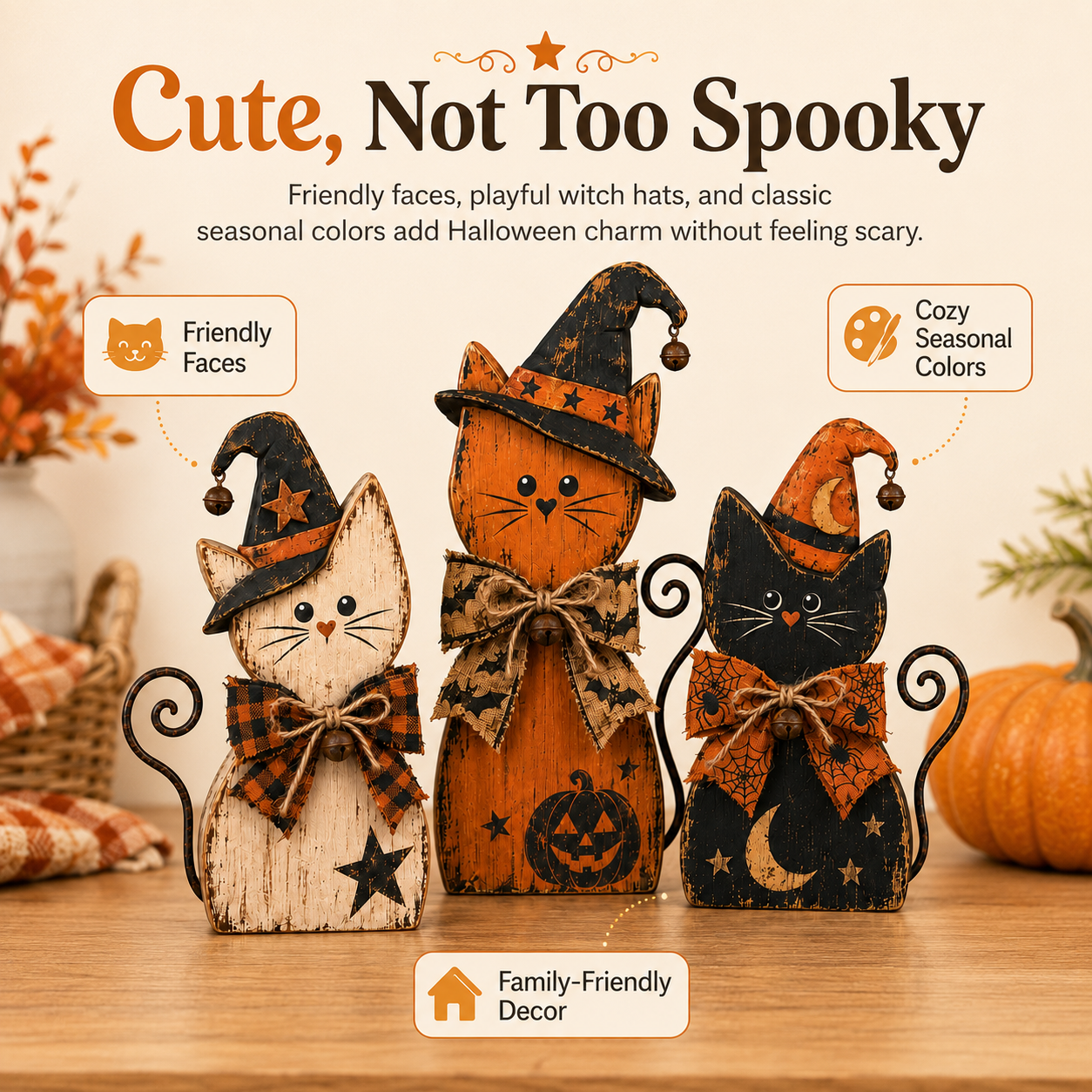 Ventayo – Retro Halloween-bordpyntskollektion