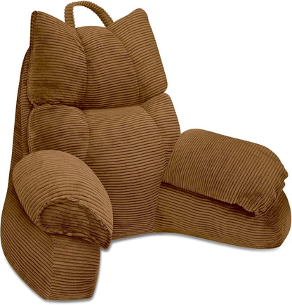 Hudson & Jurgen – Lounge Comfort | Bed Pillow with Arm Support & Memory Foam | Ideal for Reading and Gaming