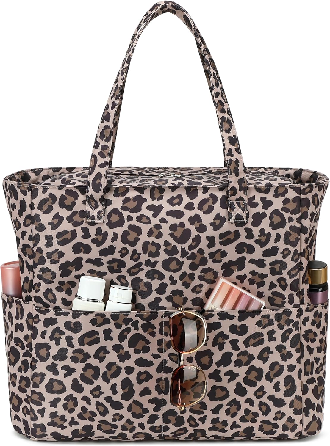 Hudson & Jurgen – Coastal Collection | Large Waterproof Beach Tote Bag with Zipper & Wet Pocket | Versatile for Travel, Gym, and Grocery