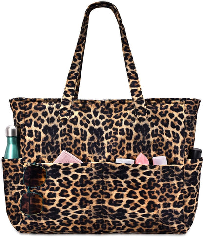 Hudson & Jurgen – Large Waterproof Beach Tote Bag with Zipper | Sandproof Design for Travel & Vacation Essentials