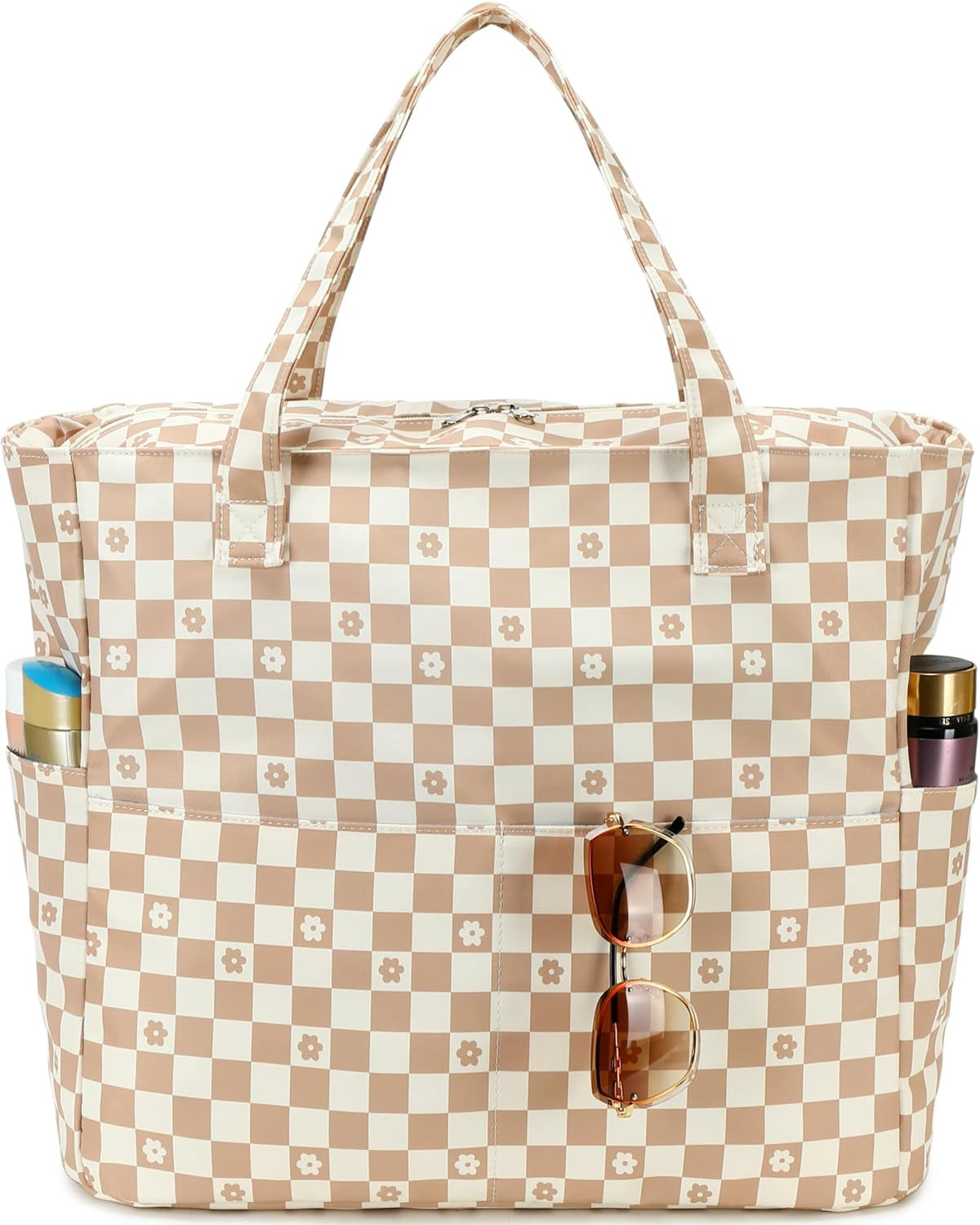 Hudson & Jurgen – Coastal Collection | Large Waterproof Beach Tote Bag with Zipper & Wet Pocket | Versatile for Travel, Gym, and Grocery