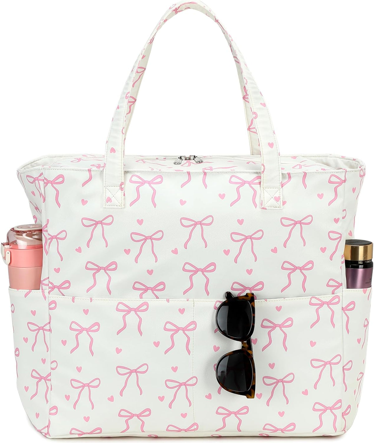 Hudson & Jurgen – Coastal Collection | Large Waterproof Beach Tote Bag with Zipper & Wet Pocket | Versatile for Travel, Gym, and Grocery