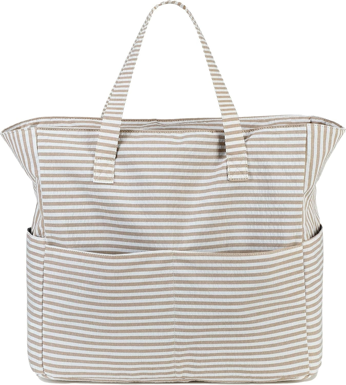 Hudson & Jurgen – Coastal Collection | Large Waterproof Beach Tote Bag with Zipper & Wet Pocket | Versatile for Travel, Gym, and Grocery