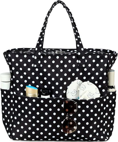 Hudson & Jurgen – Coastal Collection | Large Waterproof Beach Tote Bag with Zipper & Wet Pocket | Versatile for Travel, Gym, and Grocery