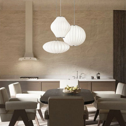 Minimalist White Bubble Hanging Pendant Light