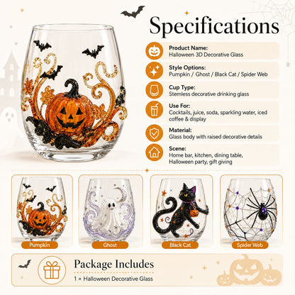 Ventayo – Håndlavet Halloween-drikkeglas