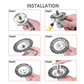 Battery Operated Cordless Grass Trimmer & Carbon Steel Weed Brush