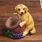 Wine Dog Ornament
