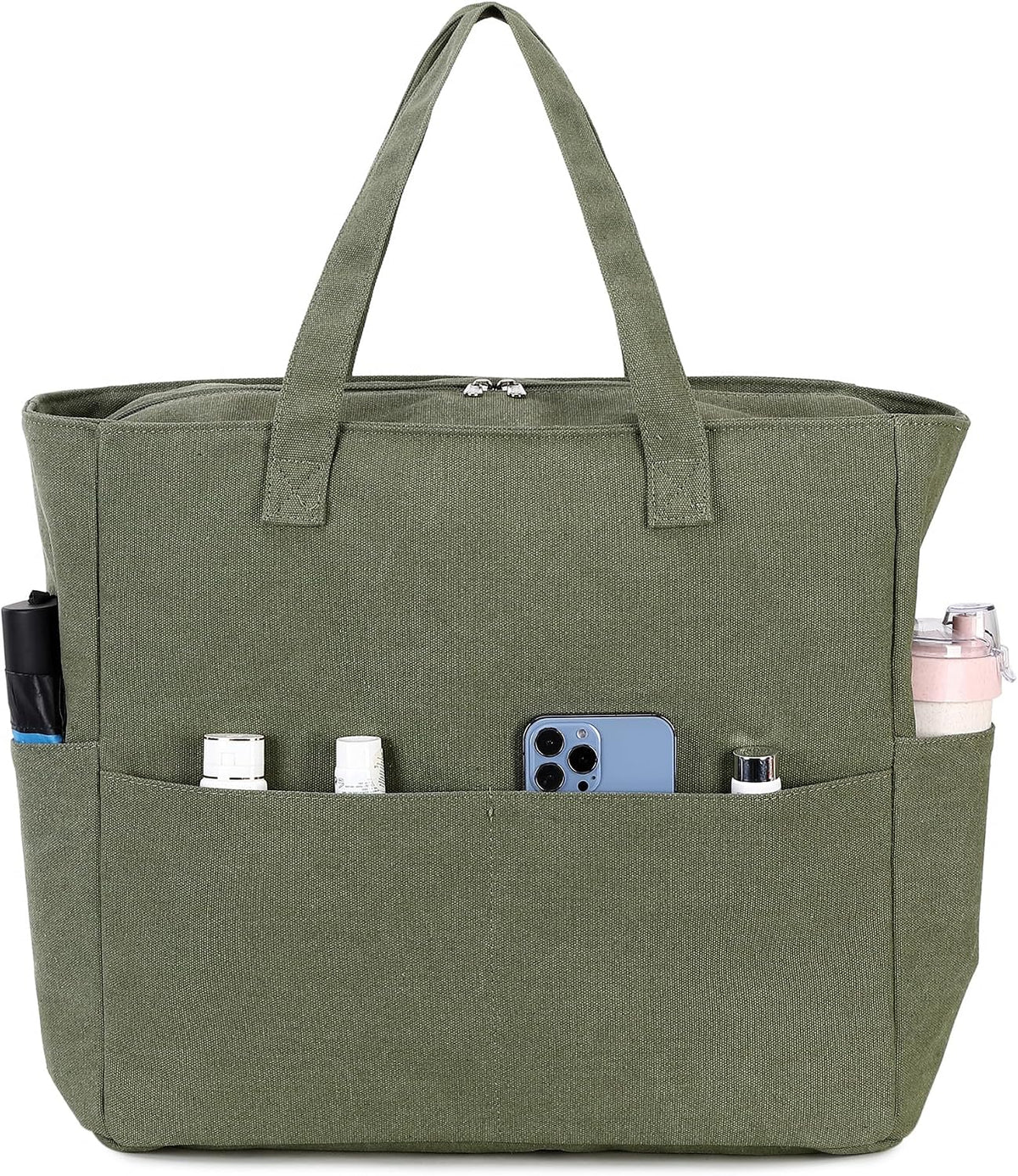 Hudson & Jurgen – Coastal Collection | Large Waterproof Beach Tote Bag with Zipper & Wet Pocket | Versatile for Travel, Gym, and Grocery