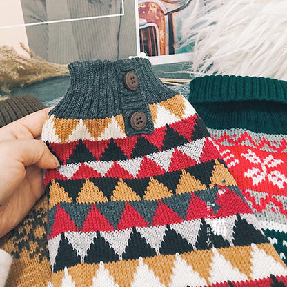 Knitted Pattern Sweater