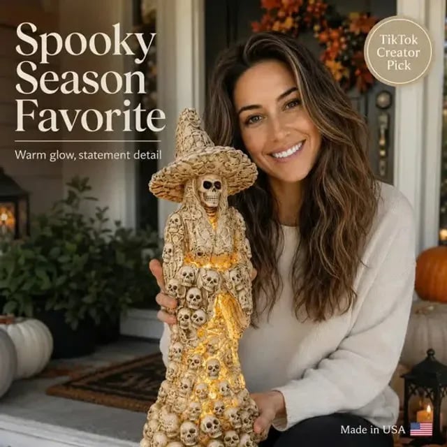 Ventayo – Spooky Skeleton Witch Ornament
