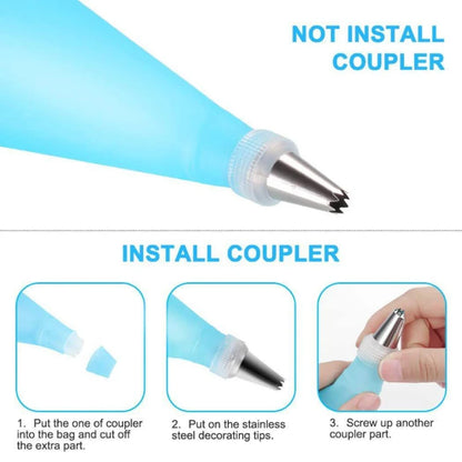 66/74-dele professionelt kagesmykkesæt – dyser og værktøj i rustfrit stål