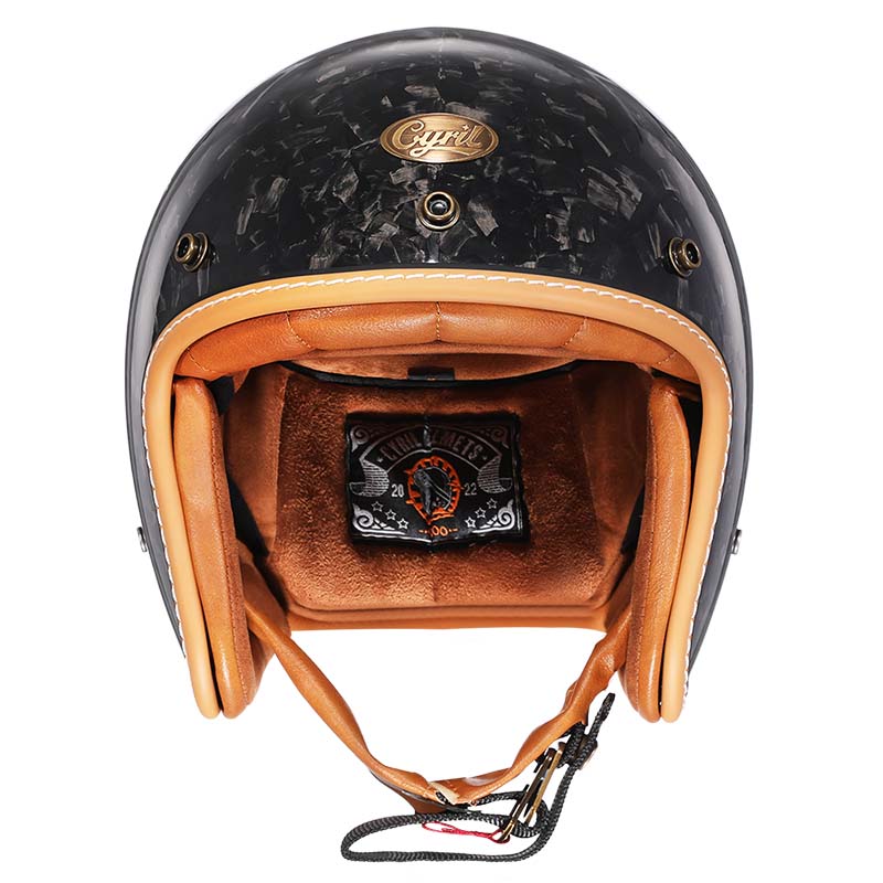 Hudson & Jurgen – Series | Vintage Motorcycle Helmet with DOT & ECE Certification | Low Profile Design for Safe Riding