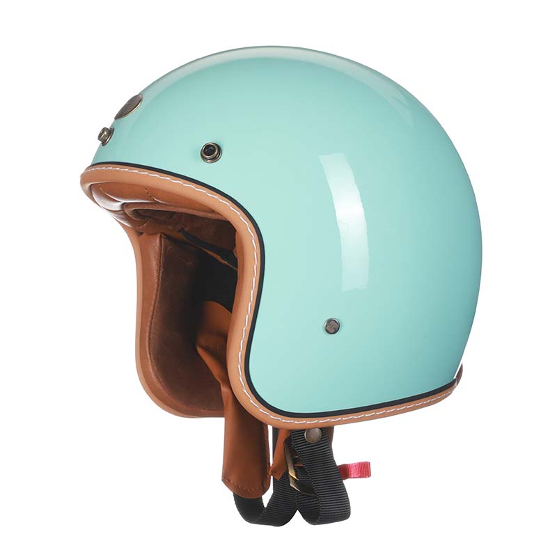Hudson & Jurgen – Series | Vintage Motorcycle Helmet with DOT & ECE Certification | Low Profile Design for Safe Riding