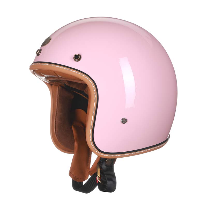 Hudson & Jurgen – Series | Vintage Motorcycle Helmet with DOT & ECE Certification | Low Profile Design for Safe Riding