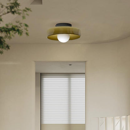 Glass Round LED Ceiling Light
