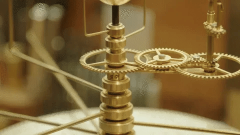 Hudson & Jurgen – Celestial Brass | Solar System Orrery with Manual Rotation | Elegant Desktop Model for Educational Display