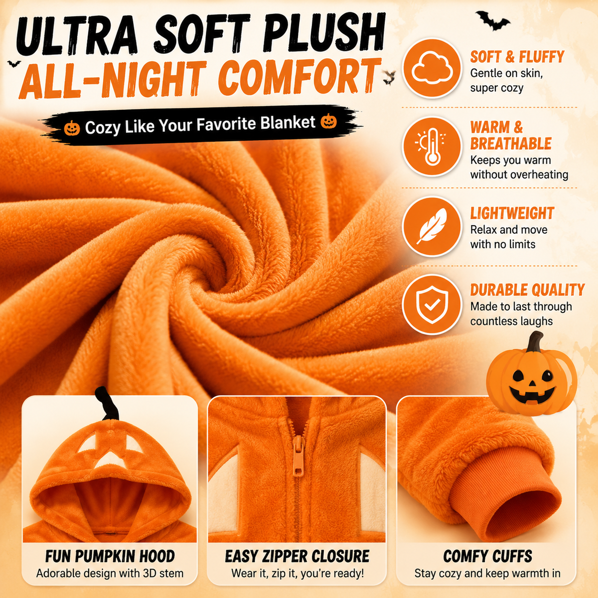 Hudson & Jurgen – Halloween Plush Onesie