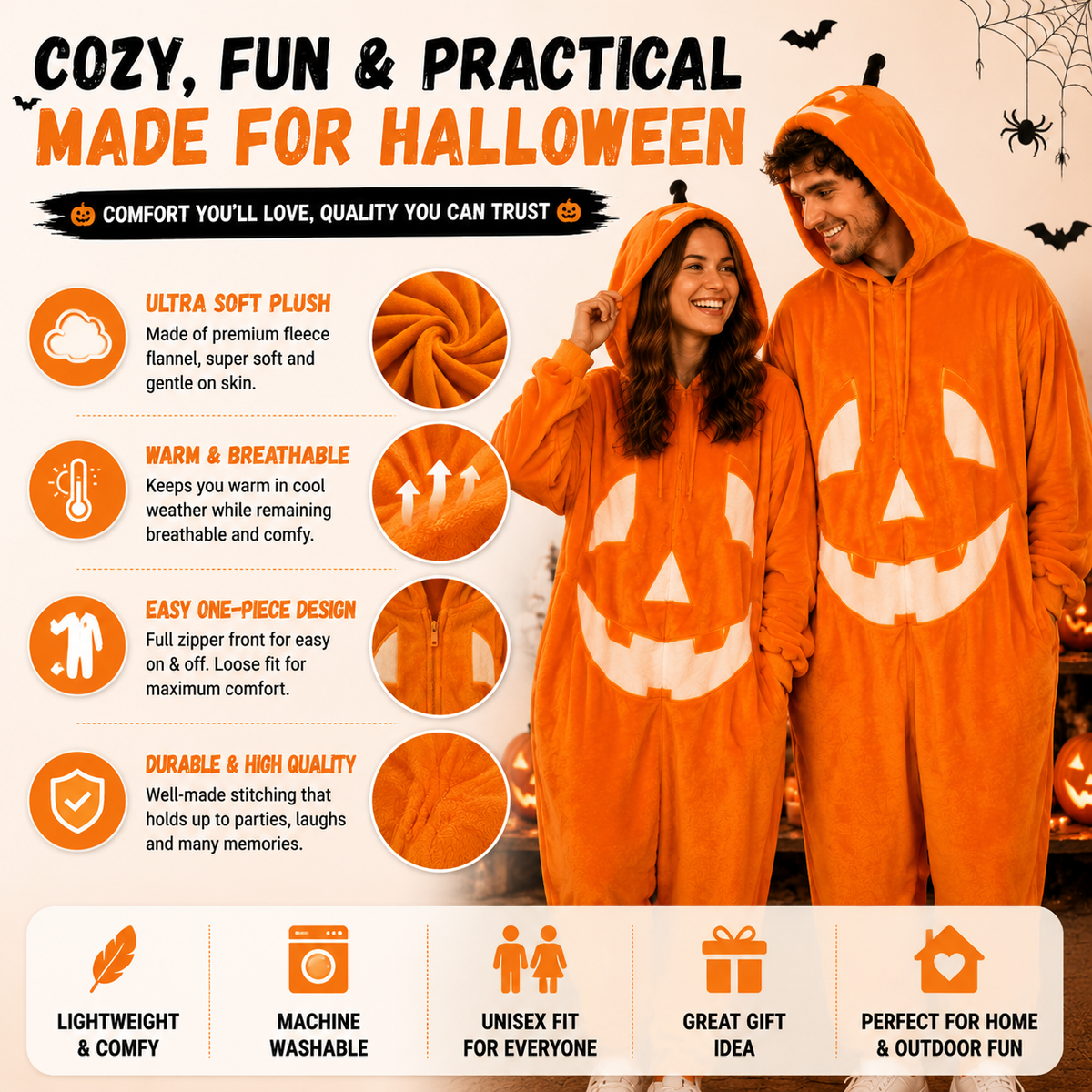 Hudson & Jurgen – Halloween Plush Onesie