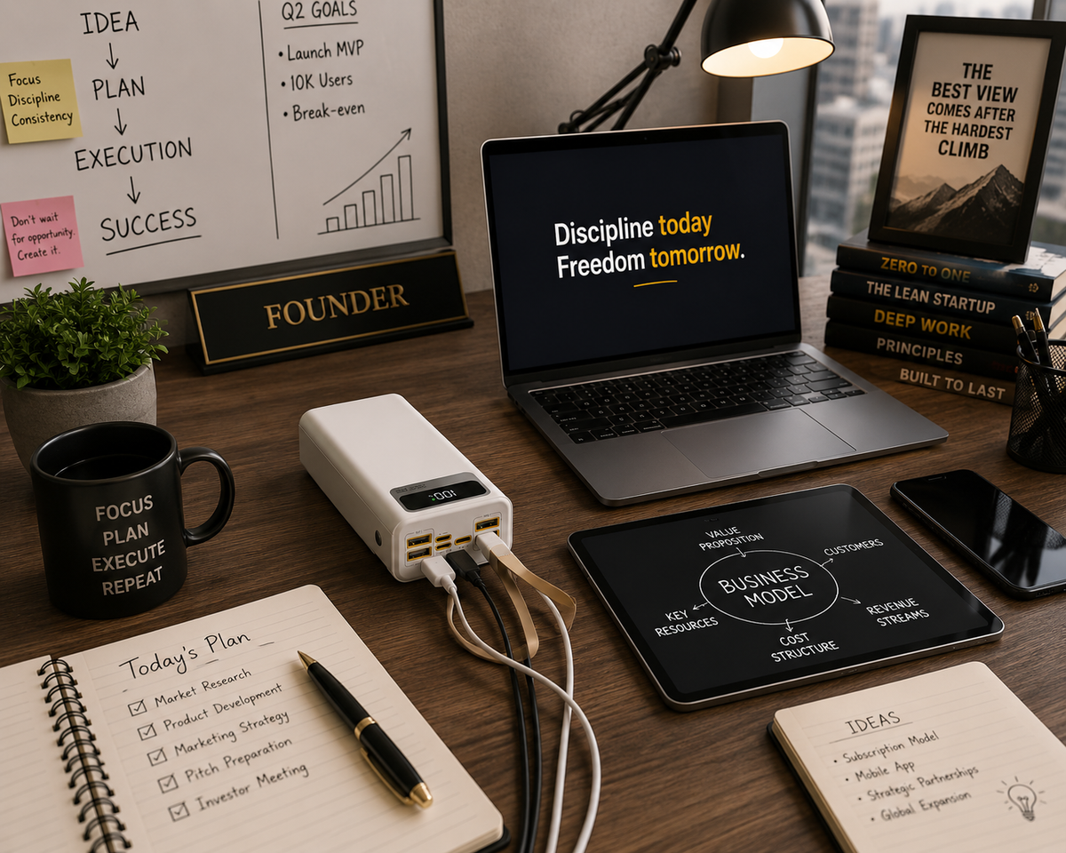 Hudson & Jurgen – Best Power Bank | Best Portable Charger with LED Indicator & Multi-USB Ports | High-Capacity Portable Power Bank for iPhone, Samsung & Android