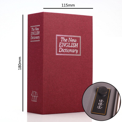 Hudson & Jurgen – Clever Hideaway | Hidden Compartment Book Safe with Dual Locking Options | Discreet Storage for Valuables