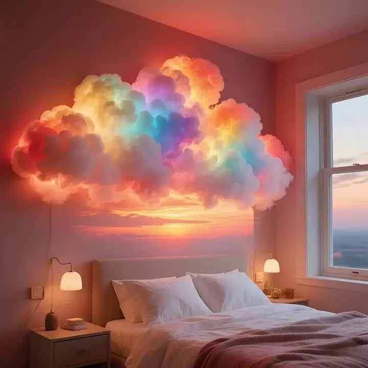 Hudson & Jurgen – Cloud Mood Lamp | App-Controlled RGB LED Light with Customizable Design | 200 cm Relaxing Ambience