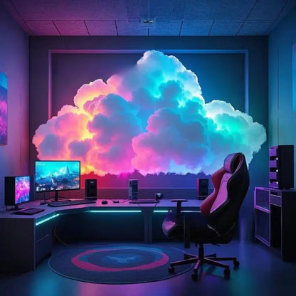 Hudson & Jurgen – Cloud Mood Lamp | App-Controlled RGB LED Light with Customizable Design | 200 cm Relaxing Ambience