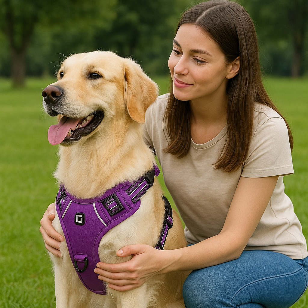 Hudson & Jurgen – Comfort Control | No Pull Dog Harness with Handle & Soft Padding | Adjustable Fit for Ultimate Comfort