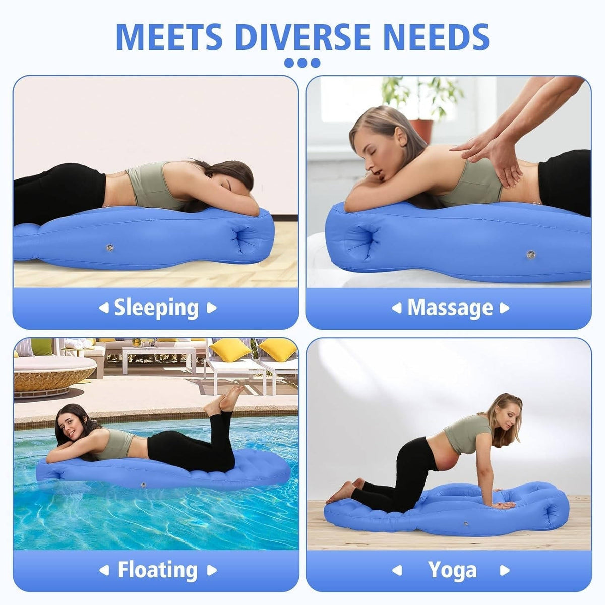 Hudson & Jurgen – Comfort Support | Stomach Sleeper Pregnancy Pillow with Adjustable Firmness | Versatile Design for Restful Sleep