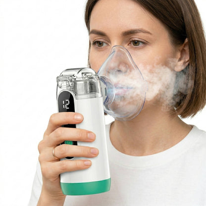 Hudson & Jurgen – Compact USB Rechargeable Mist Inhaler with Whisper-Quiet Operation | Portable Relief for Easy Breathing